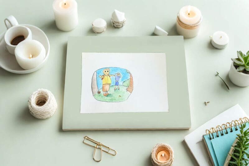 Soft moments painted in quiet color